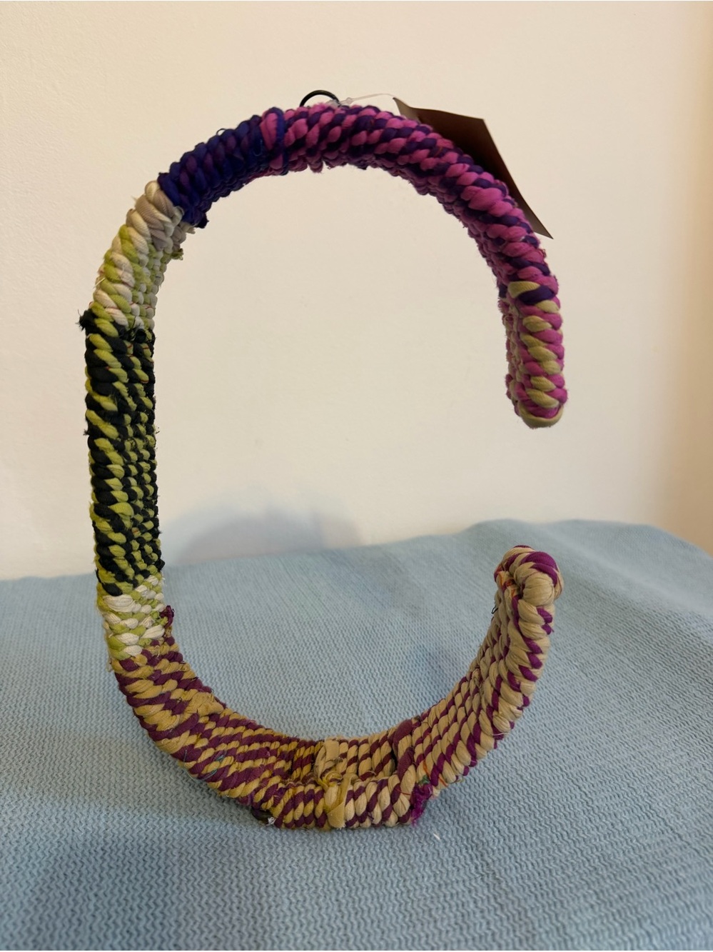 Handmade Multicolor Braided Rope Letter C - Decorative Accent, Pottery Barn
